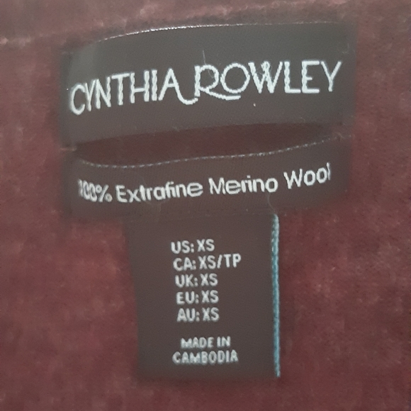 Cynthia Rowley long Cardigan Sweater Size XS - Picture 9 of 15